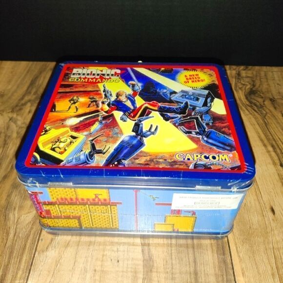 2009 Bionic Commando Sealed Metal Lunch Box Capcom “A New Breed Of Hero” - Picture 1 of 8